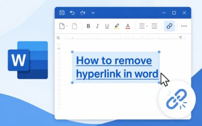 How to Remove Hyperlink in Word: Step-by-Step Guide